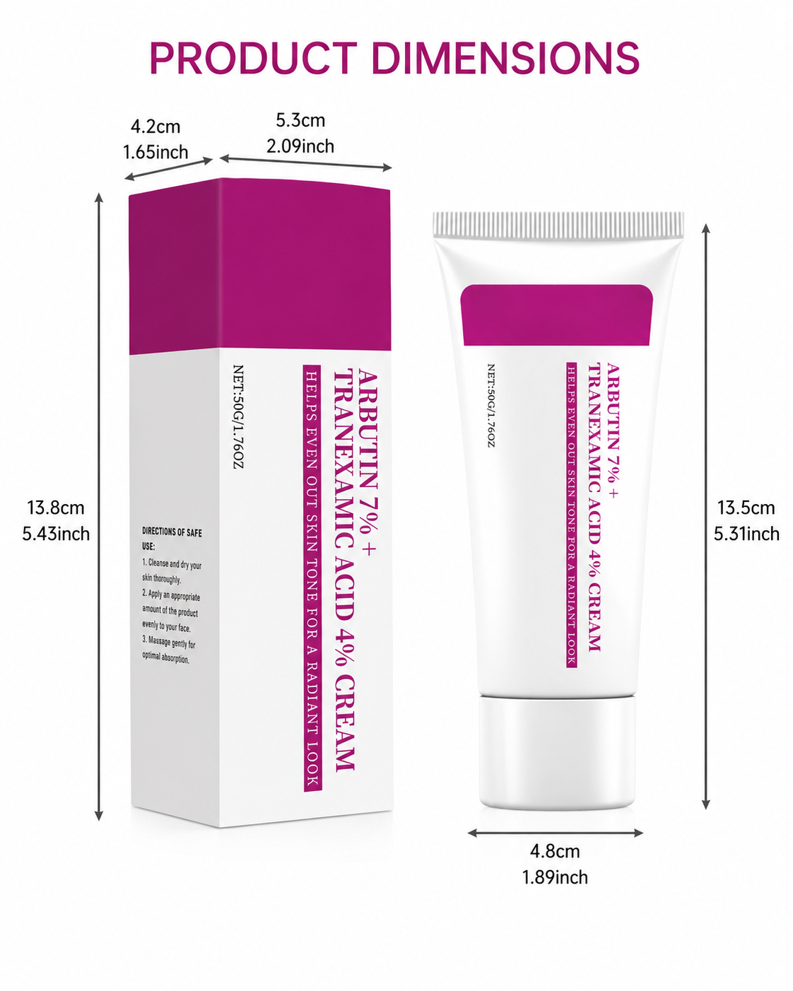 Arbutin + Tranexamic Acid Cream